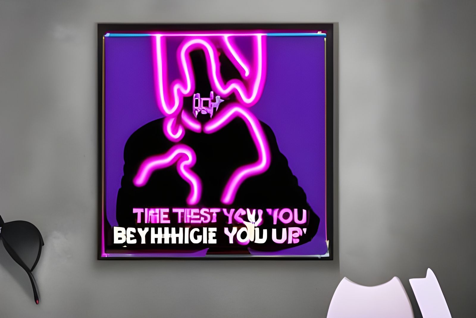Synthwave Neon Retro Design in 80s Style
