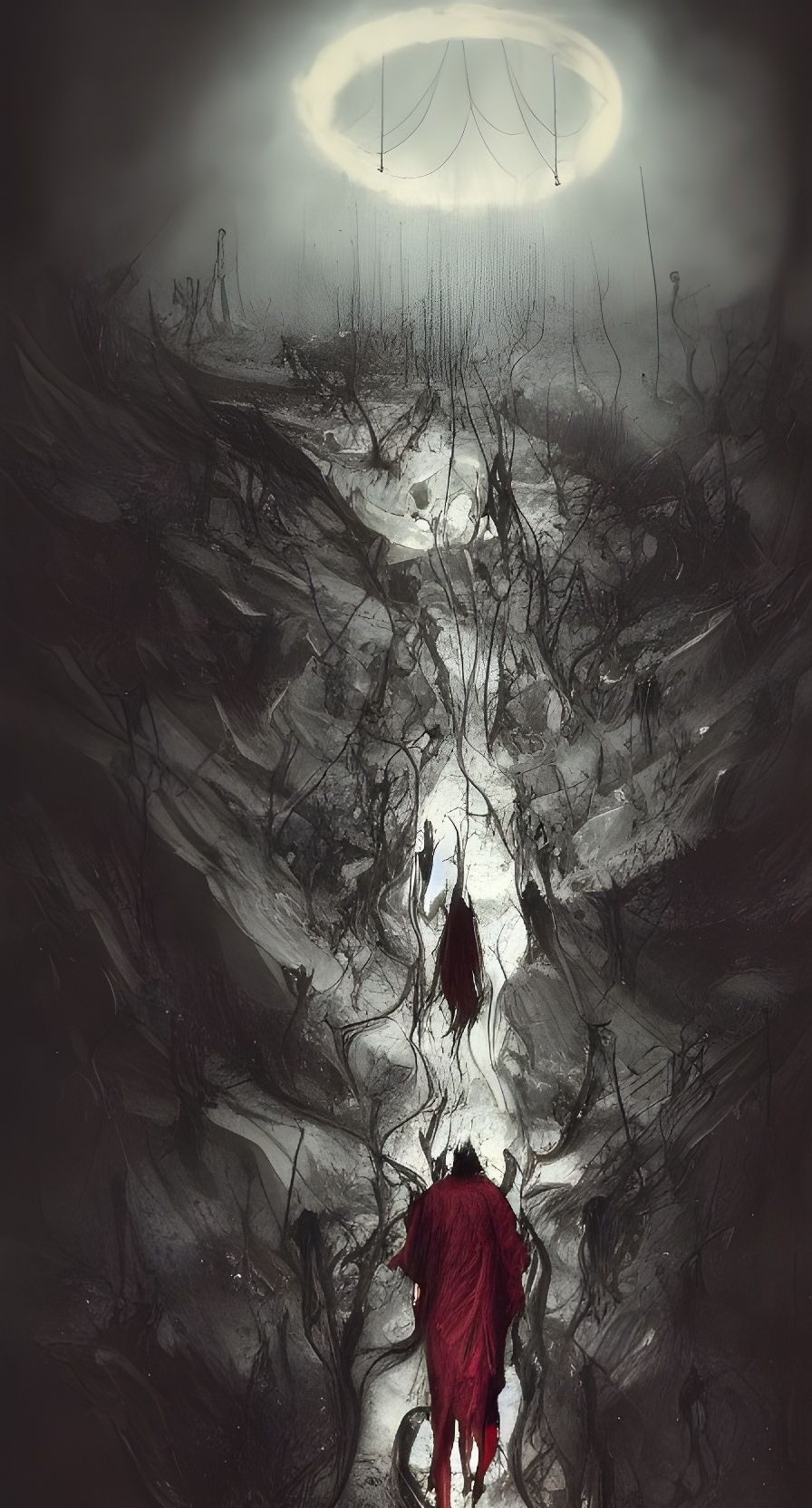 Infernal Depths: A Divine Comedy Inspired Hellscape