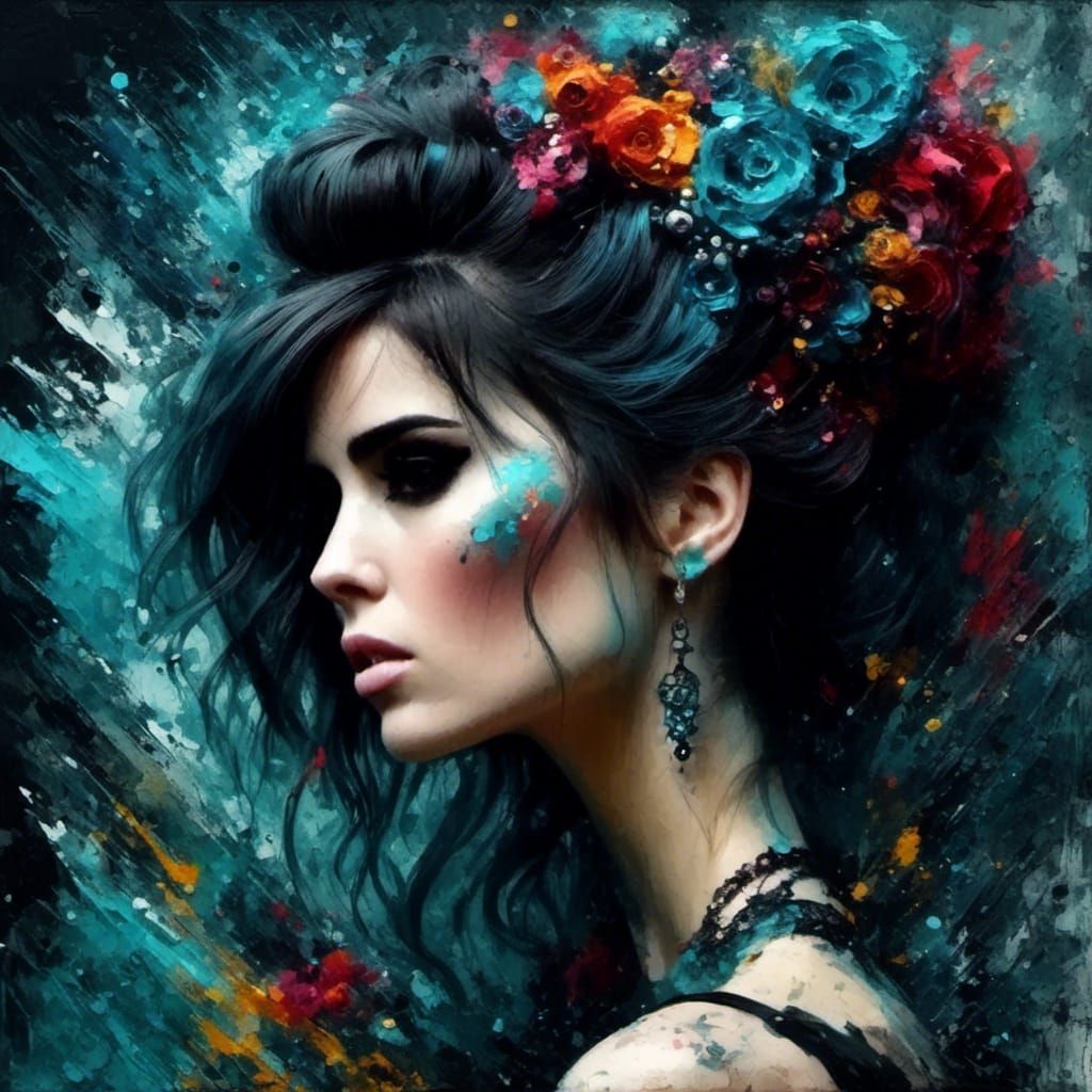 Kimmy Textured Painting