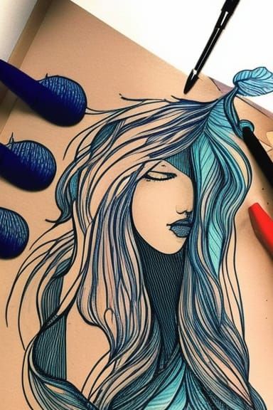 Intricate Fairycore Fantasy in Complementary Colors