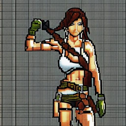8bit Lara Croft