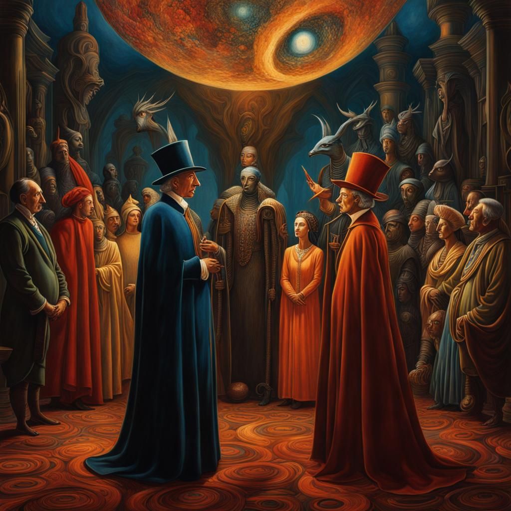 Dreamlike Surrealism in Warm Colors