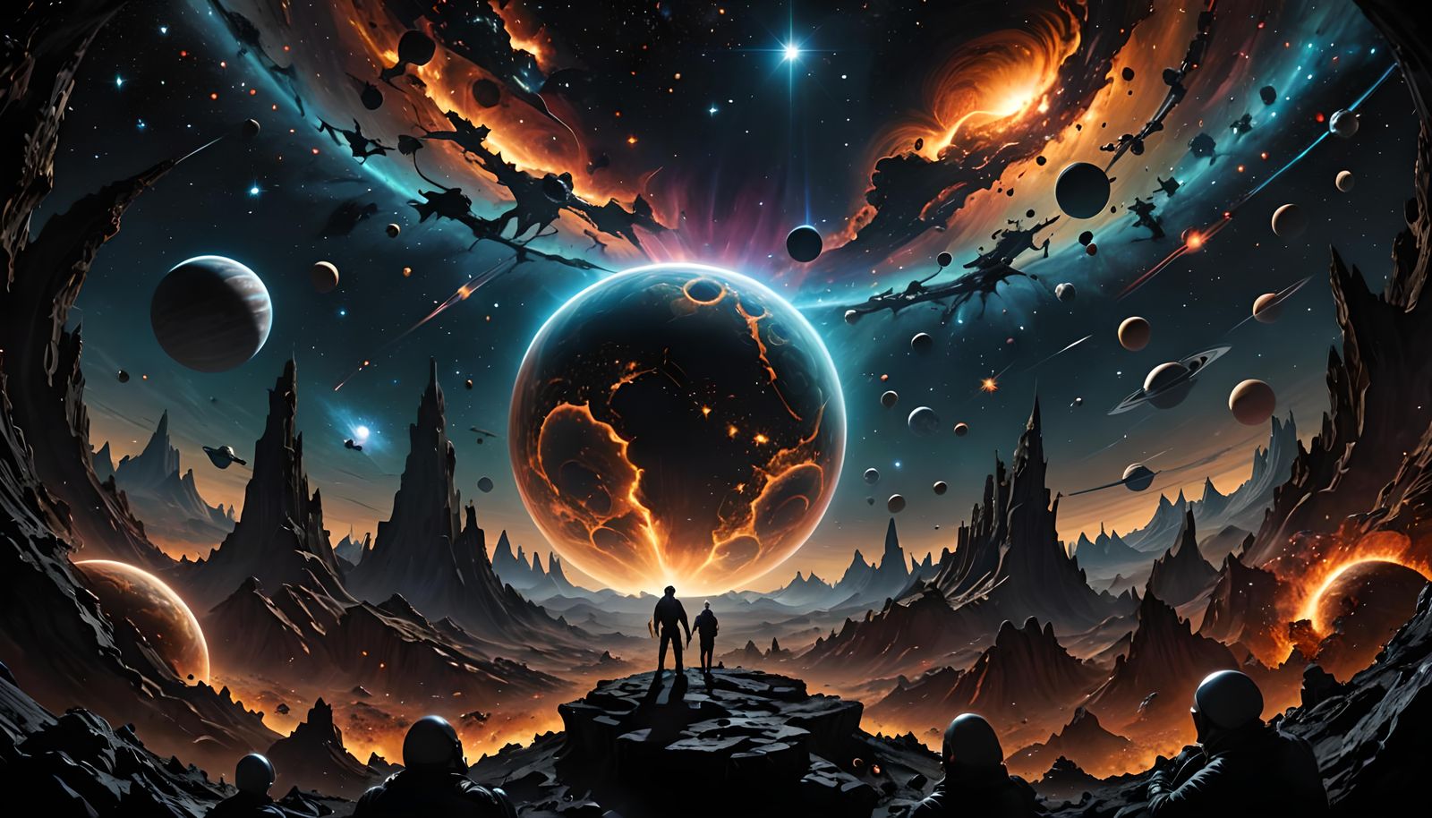 Horrific Creation of Stars in Deep Space