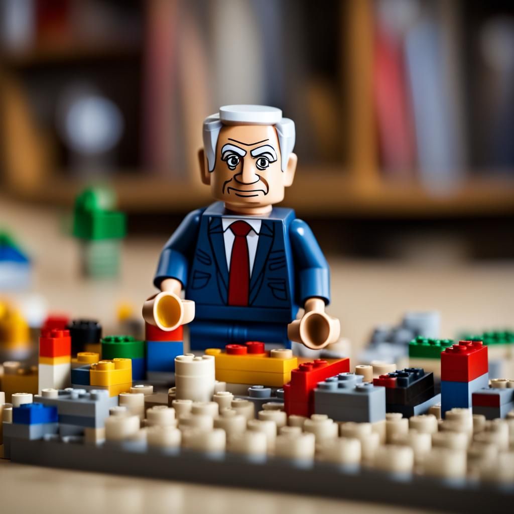 Person Playing with Lego Bricks: Professional Photography