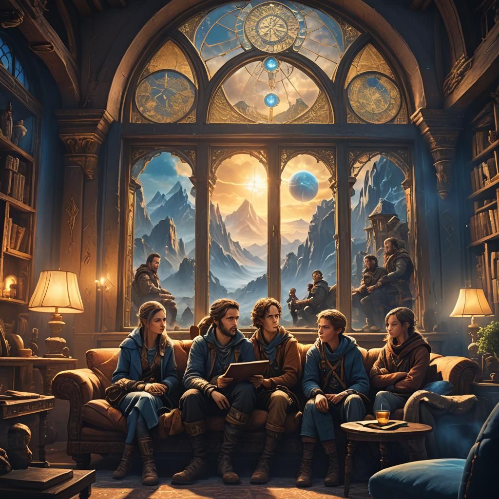 Adventurers' Call to Adventure: Fantasy Concept Art