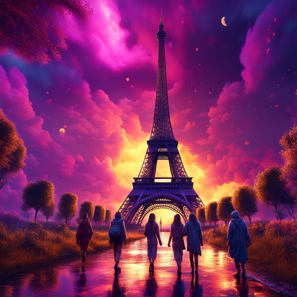 Purple Eiffel
