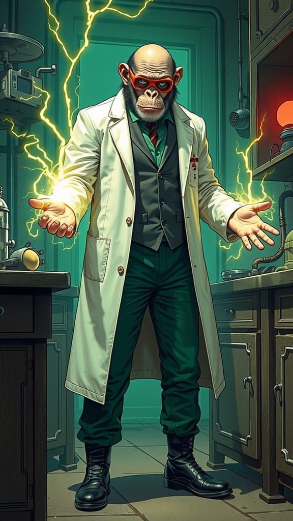 Super Villain Mad Scientist
