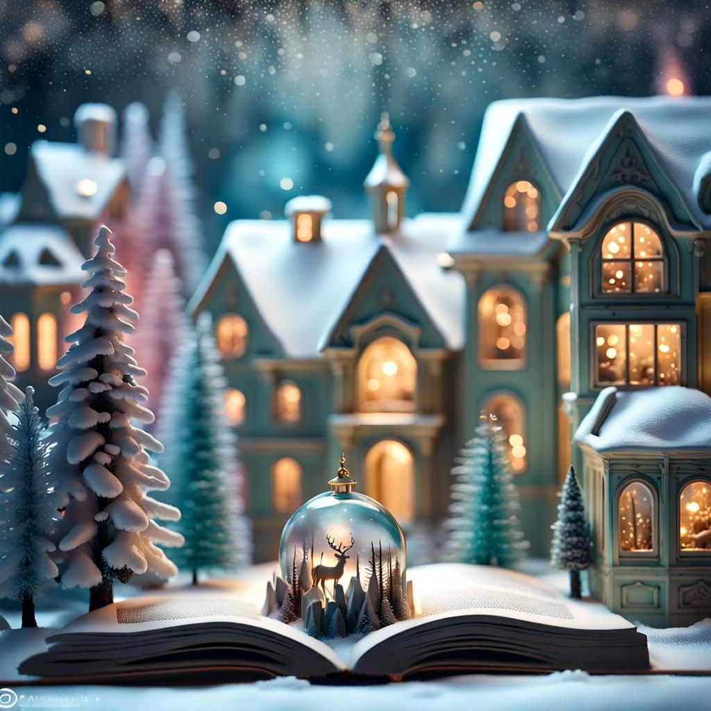Magical Christmas Tale Pop-Up World in 3D
