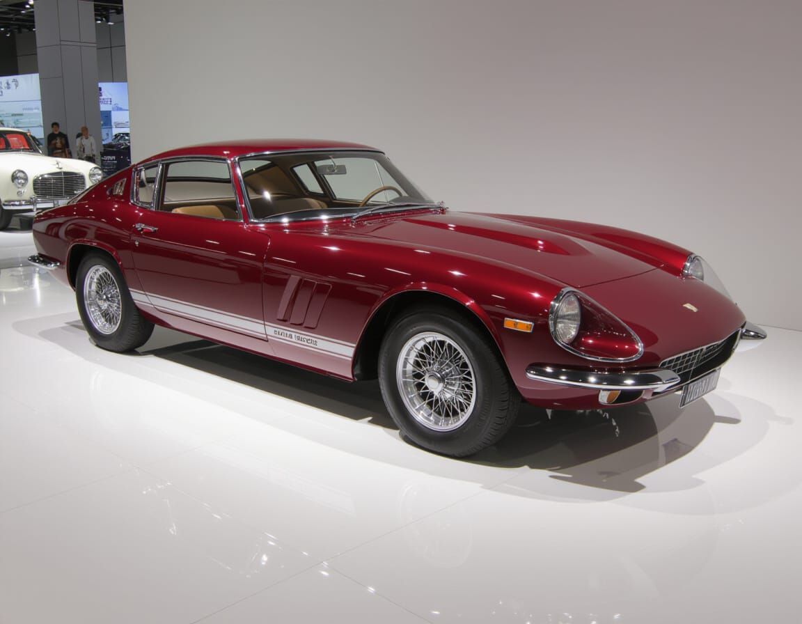 1960s Stirling Greyhound GT Sports Car on Display