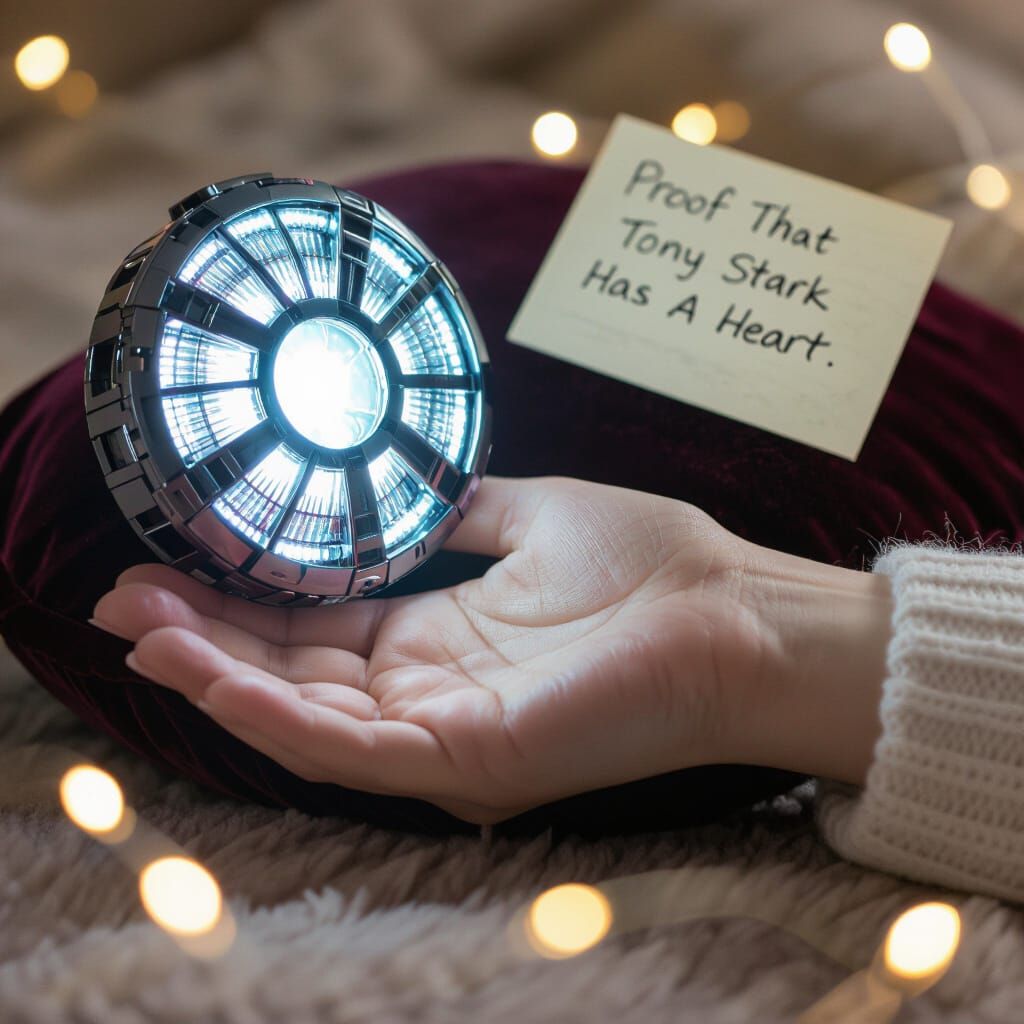 Arc Reactor Glow in Feminine Hand - Heroic Legacy