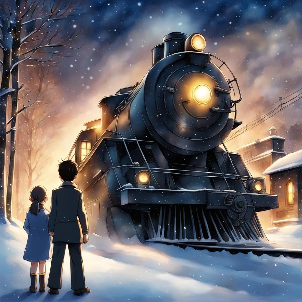 Polar Express in Anime Style