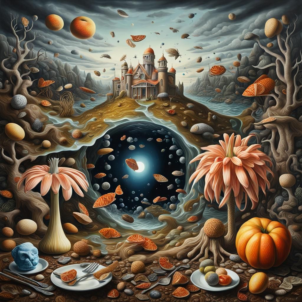 What is hidden in the mythical center of the earth???