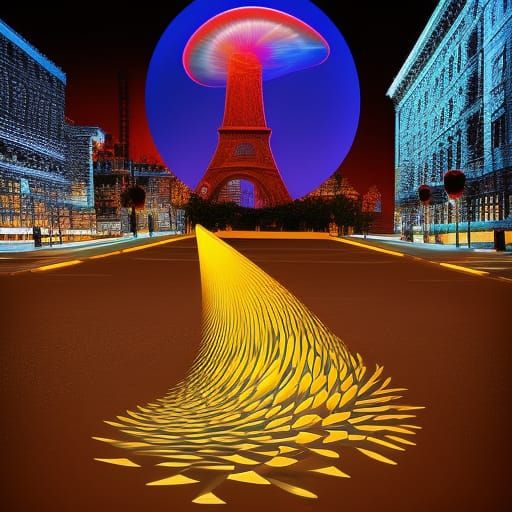 Mushroom Eiffel