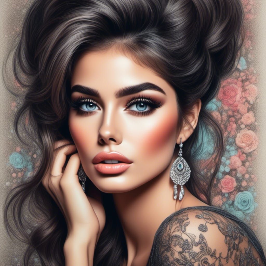 Retro Mod Style Beauty