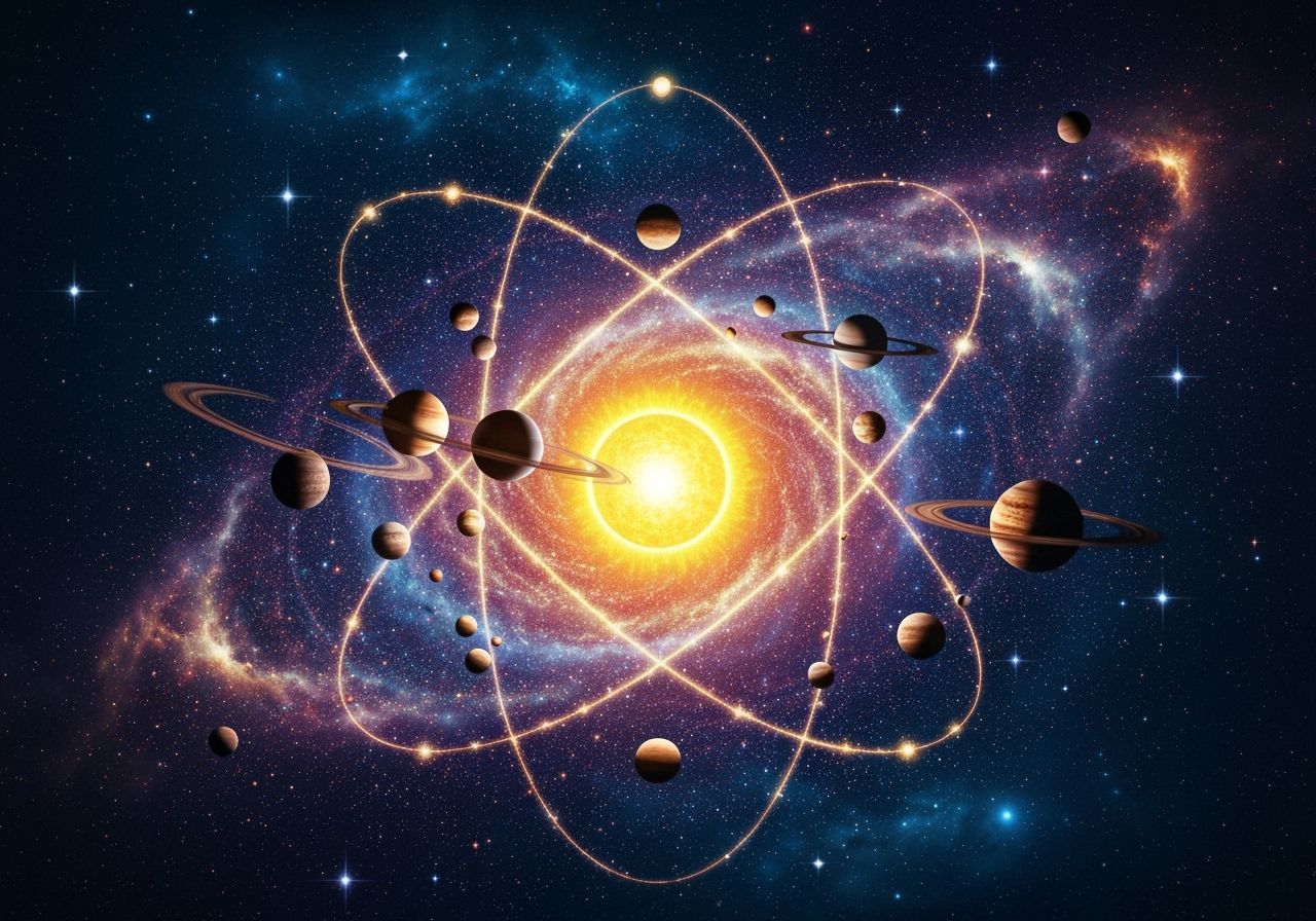 Cosmic Atom: Solar System as Atomic Structure