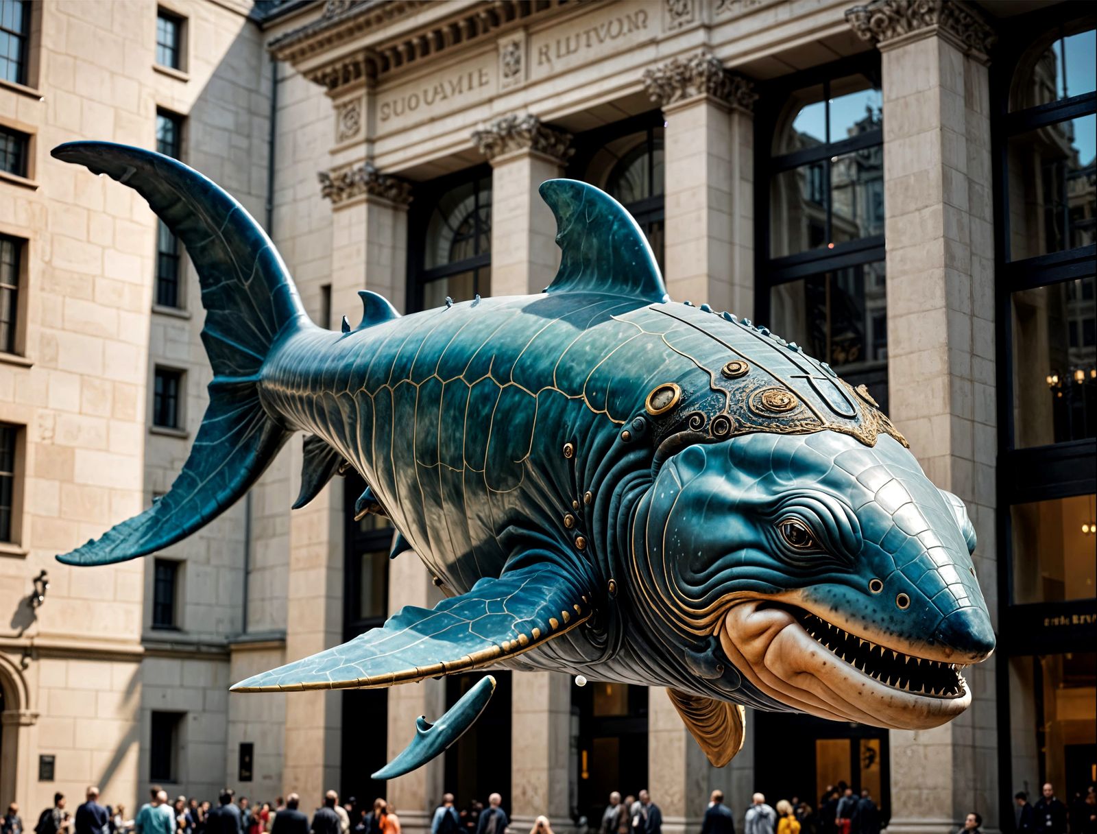 'Queen Sarah of the Airfish' : Hovering for admirers at the ...