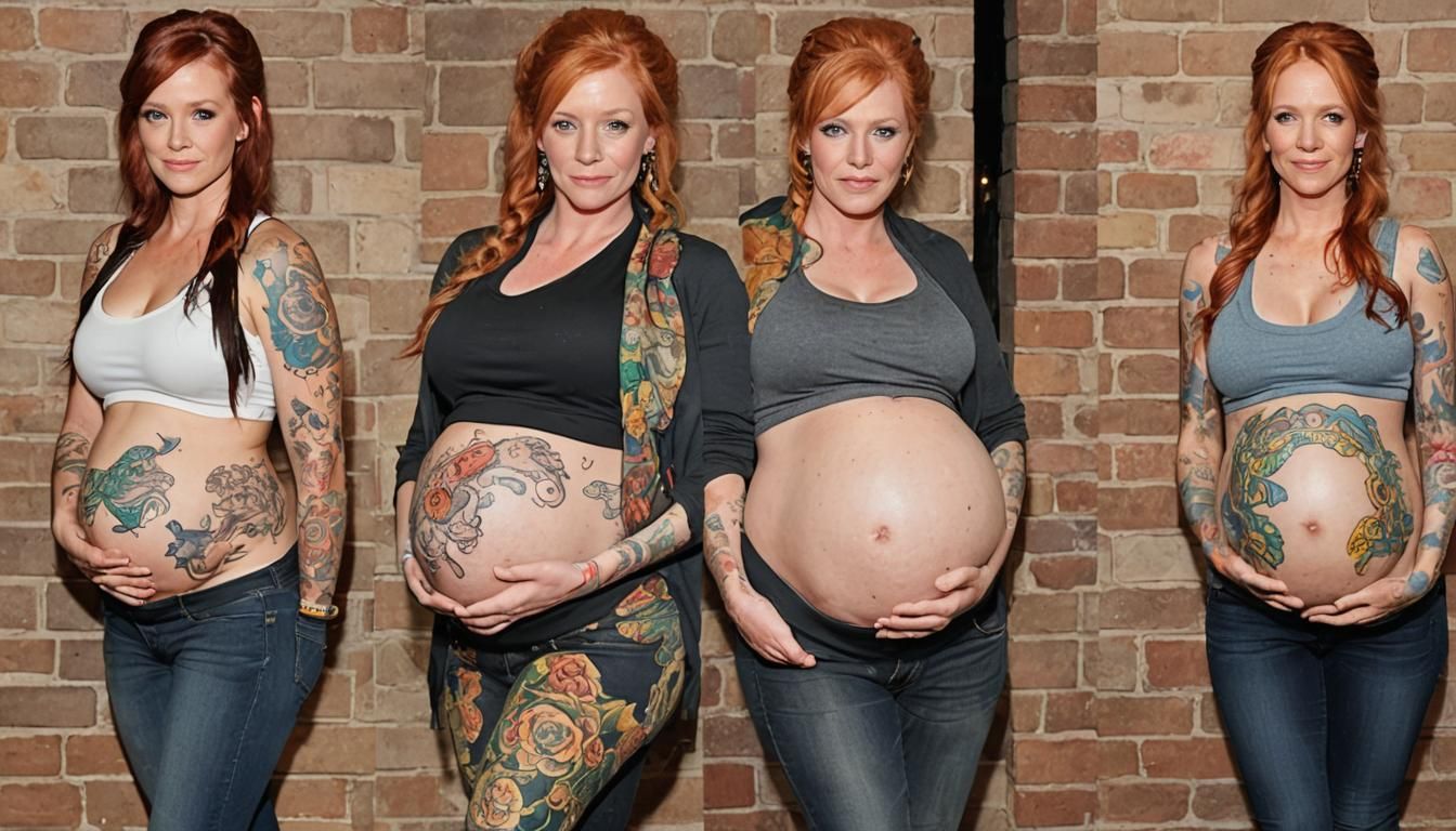 Tattooed Celebrities: Pregnant Belly and Geek Details