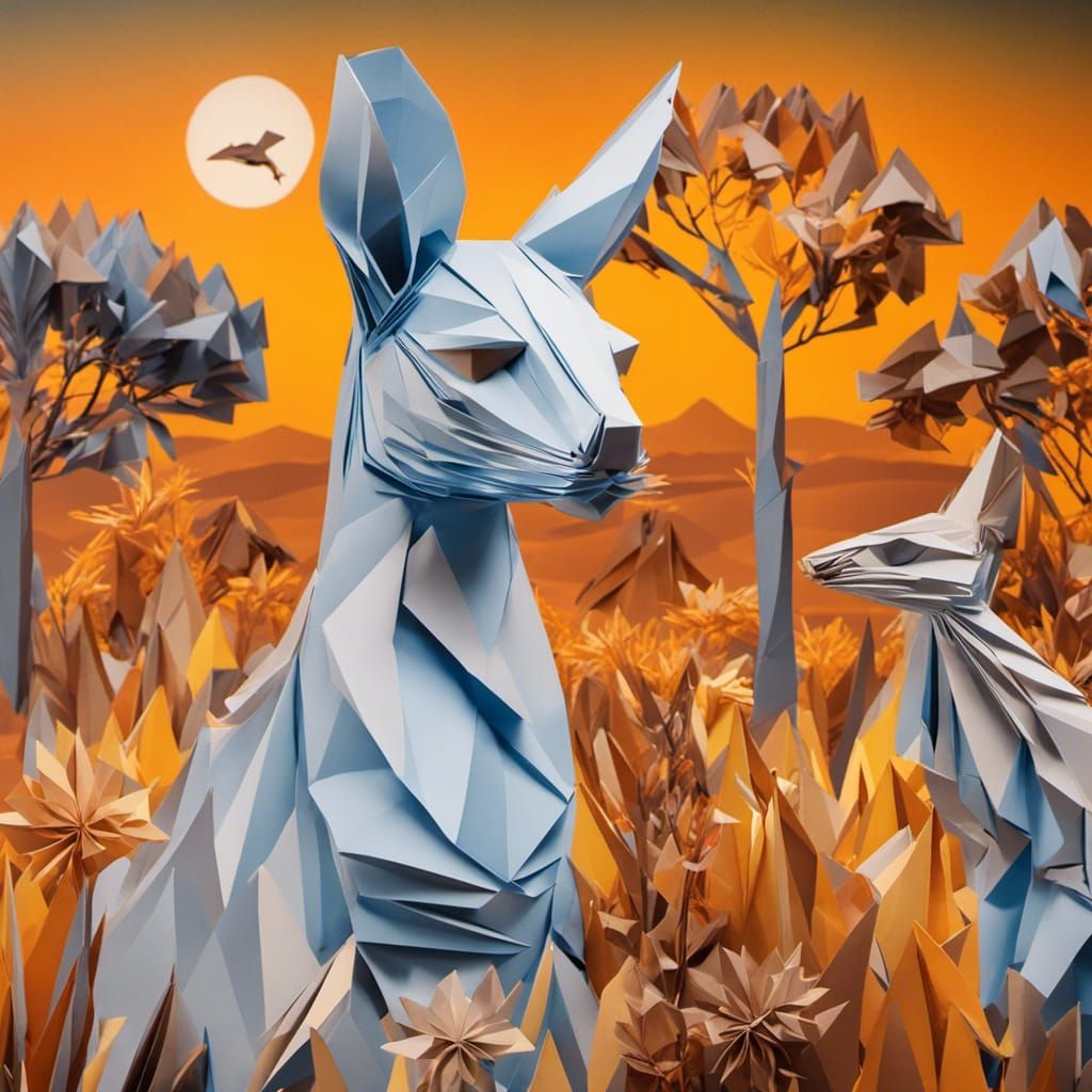 Origami Kangraroos 🦘🦘