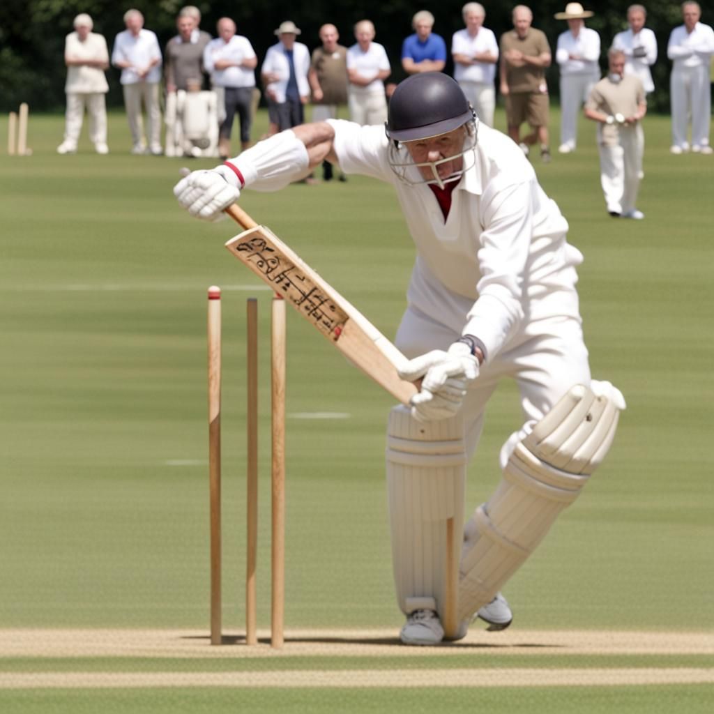 Roman Centurion Scores Cricket Century