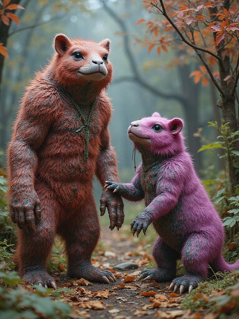 Anthropomorphic Mappiqs with Creeping Interdrip Under a Subverted Living Paradigm