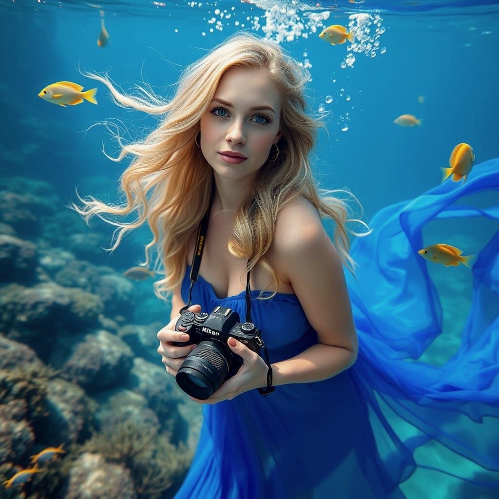 Elegance Under the Blue Sea in Impressive Underwater Photogr...