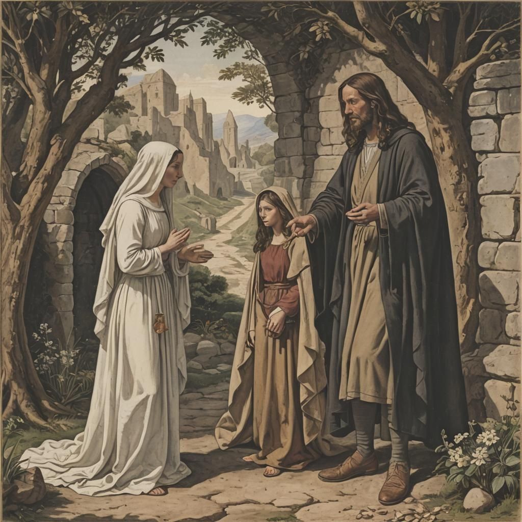 Mr. Manners Meets Mary Magdalene: AI Concept