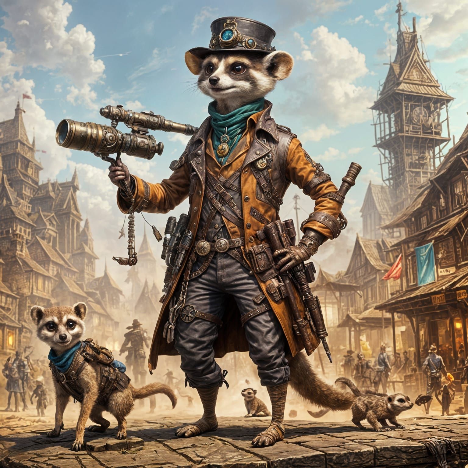 A Steampunk Meerkat