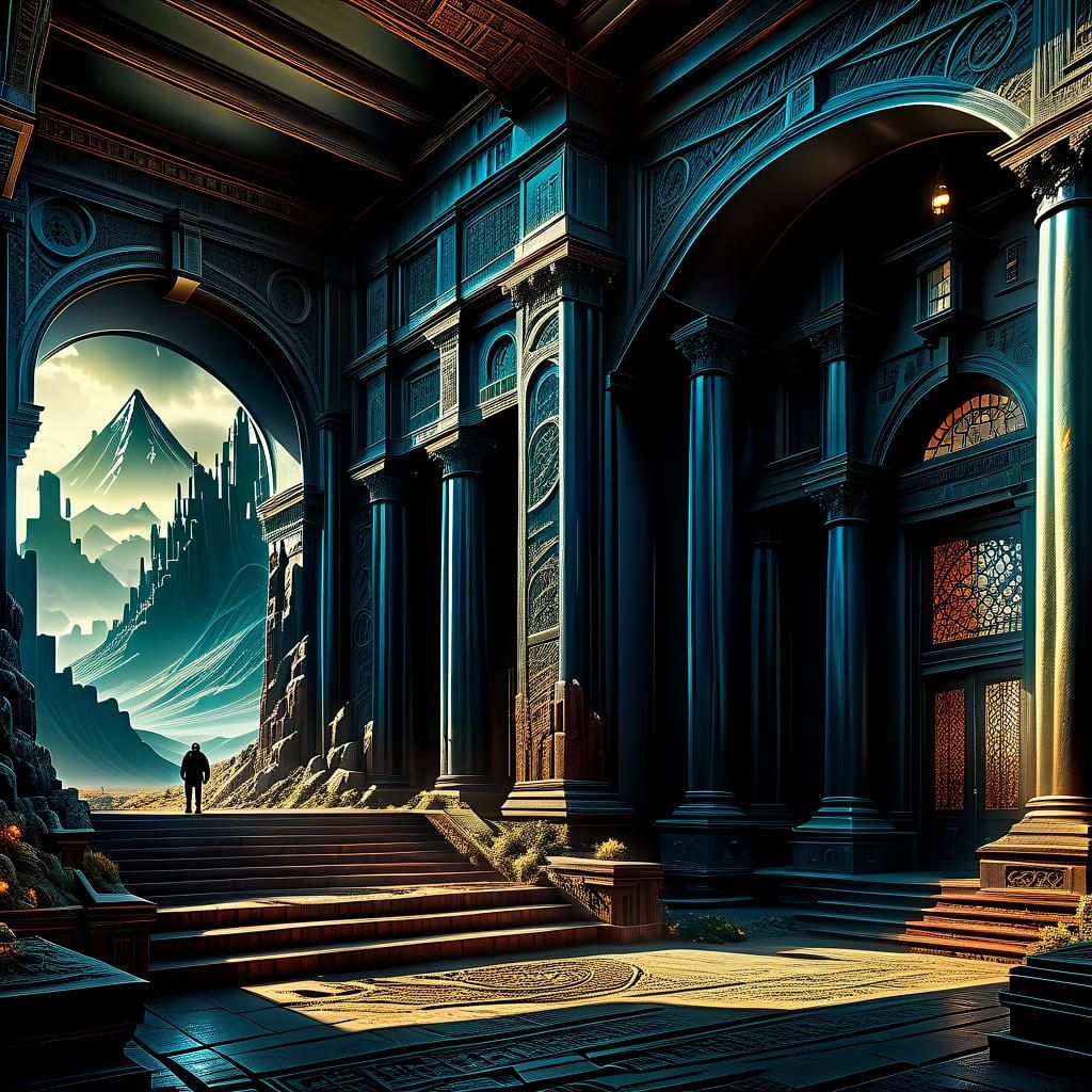 Man Wins Million Dollars: Cinematic Digital Art