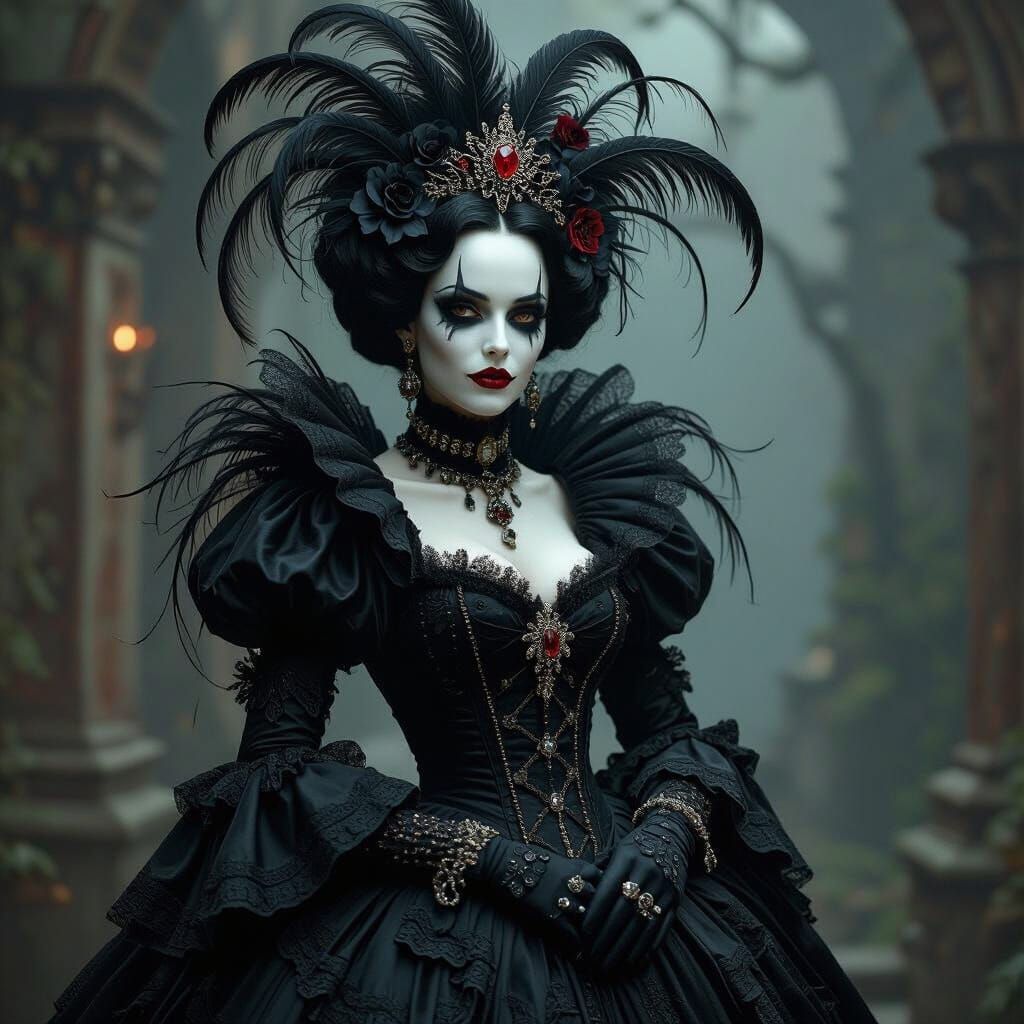 Death in Baroque Gown: Gothic Surrealism