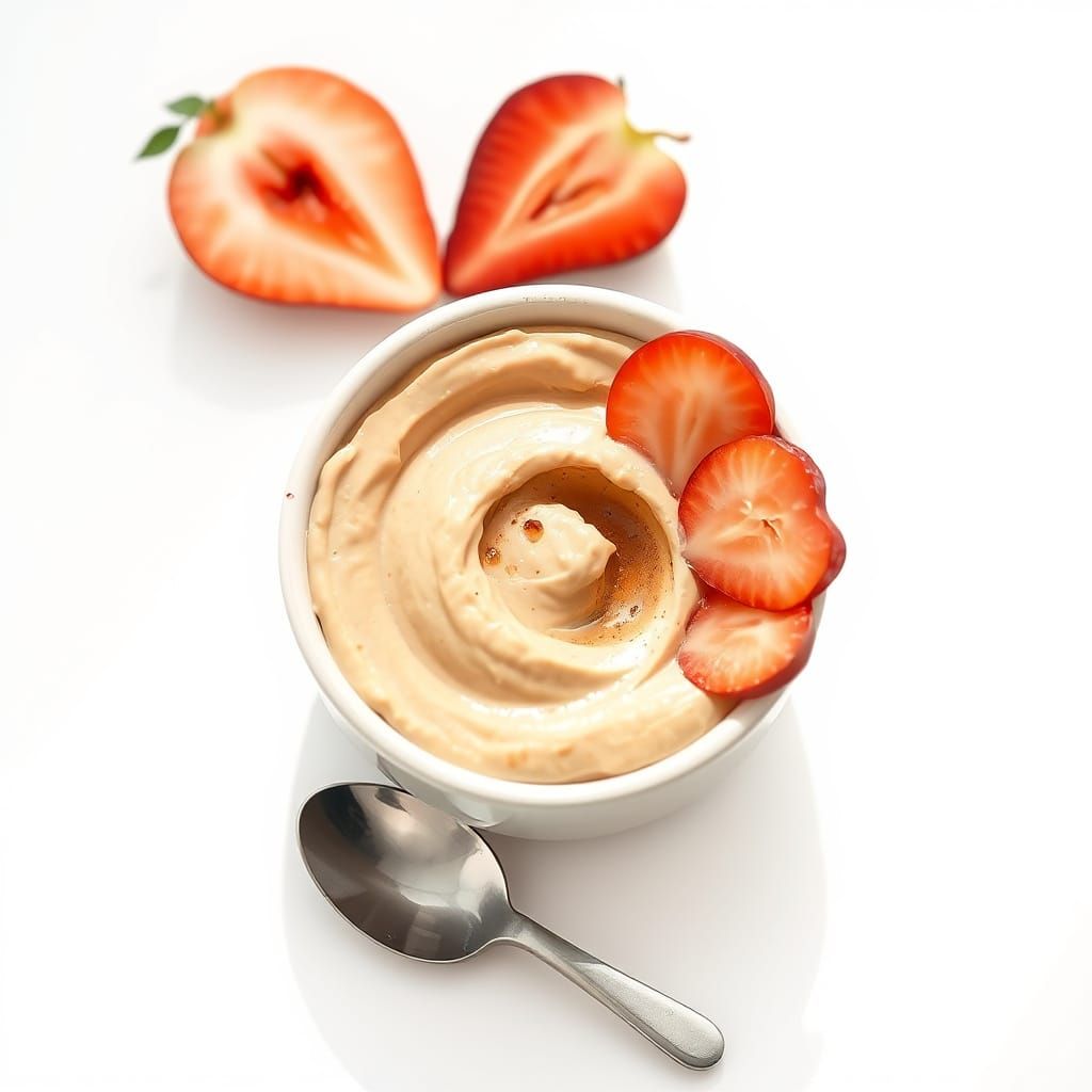 Chickpea Hummus in Watercolor Style