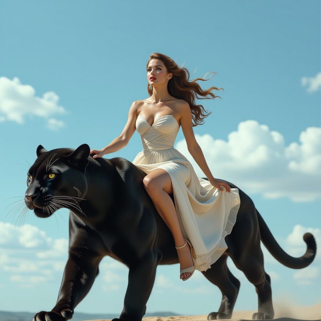 Scarlett O'Hara on Fire Panther in Fantasy Sky