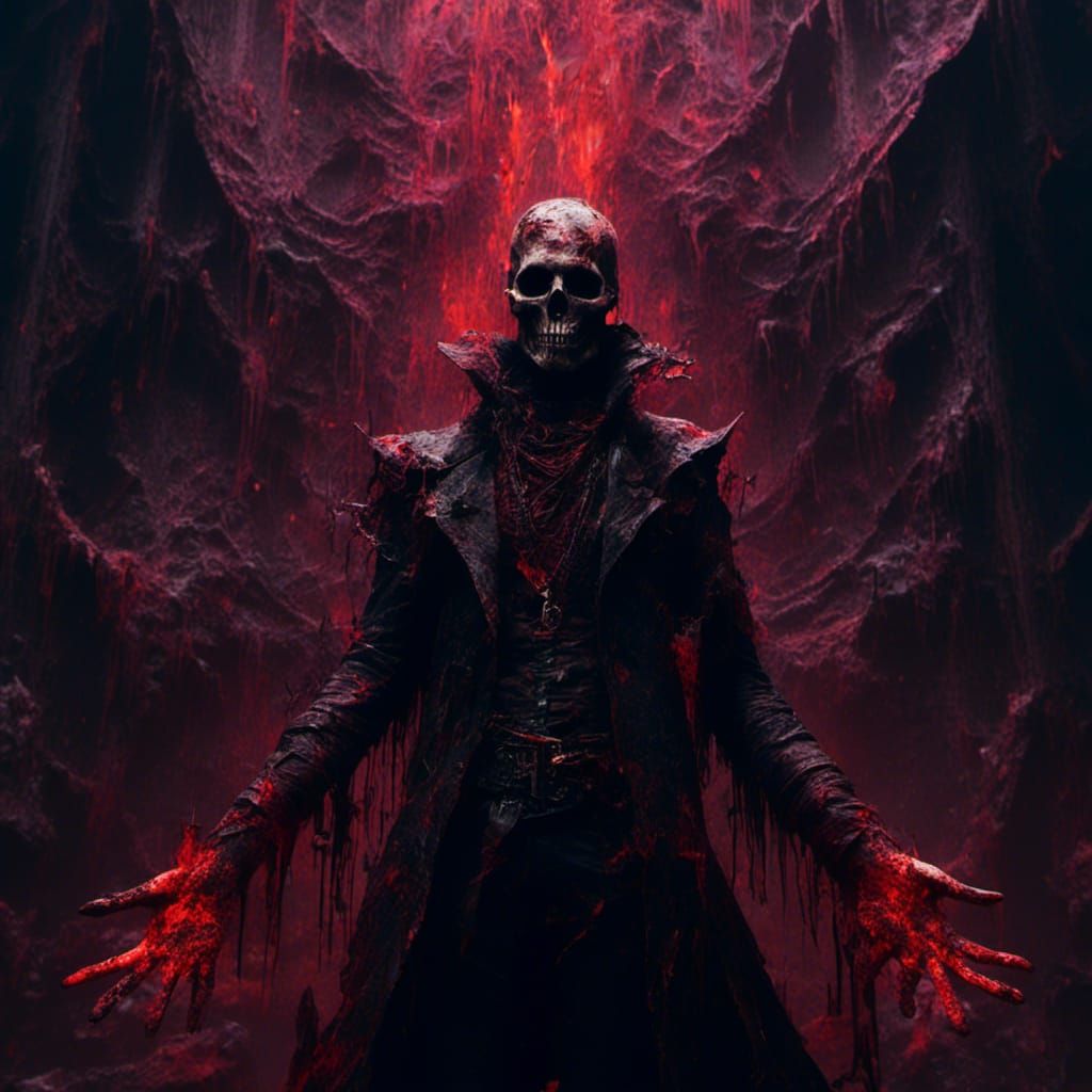 Dark Fantasy Necromancer Concept Art