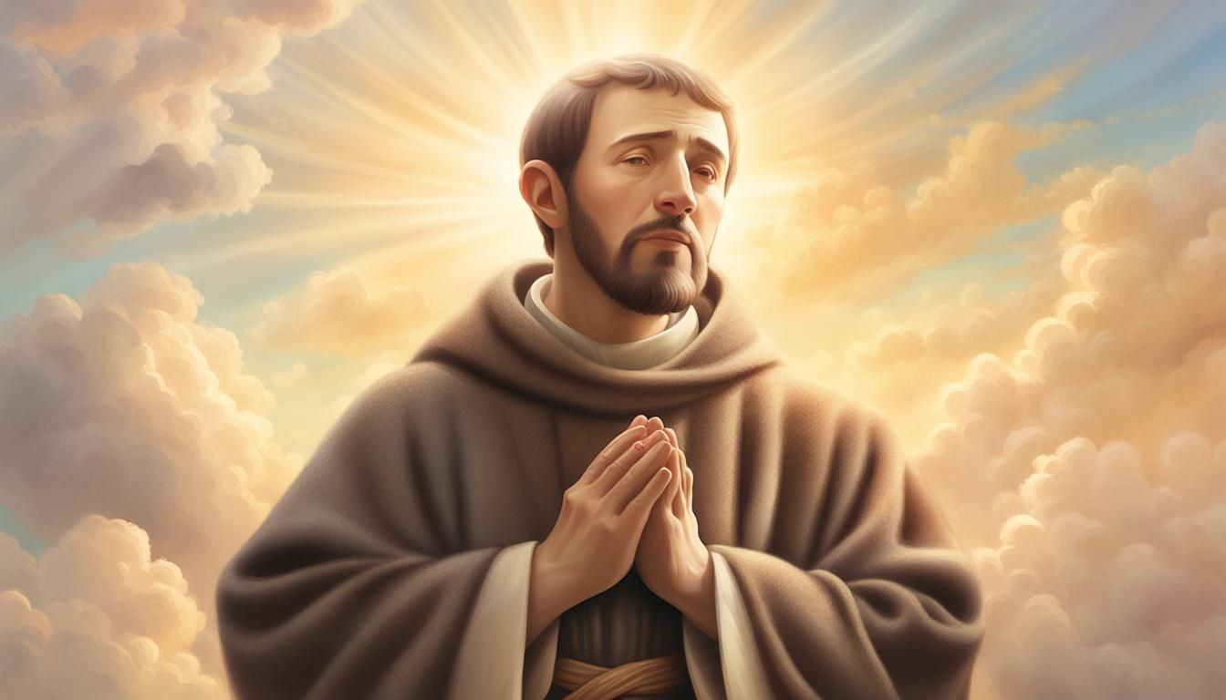 Saint Francis of Assisi in Divine Light