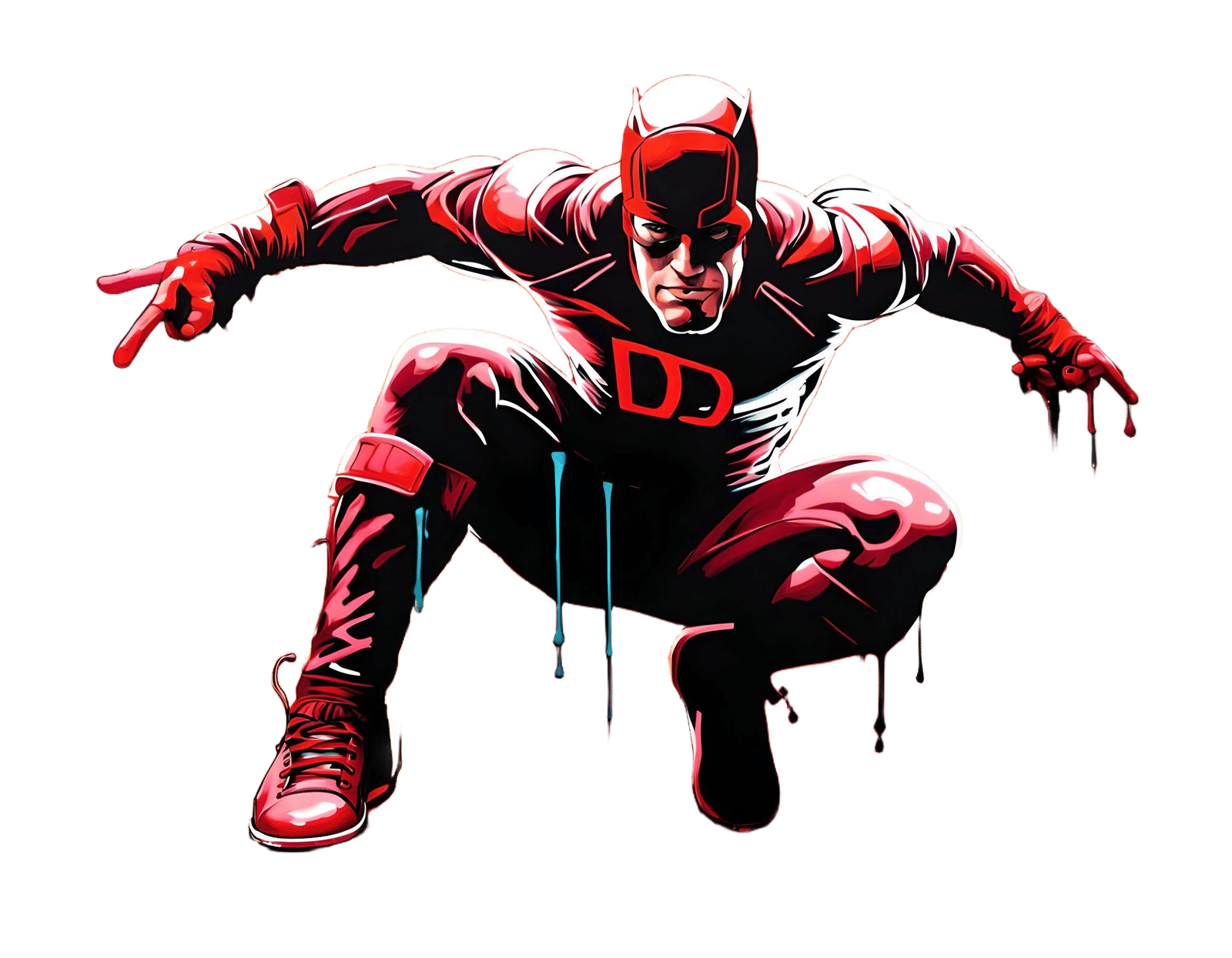 Daredevil Graffiti Art in Street Style