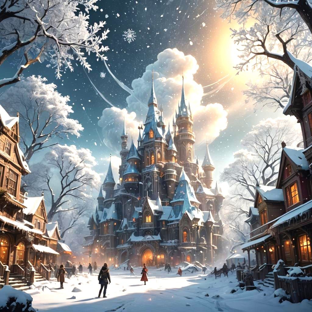 Winter Snow World with Stunning Visual Effects