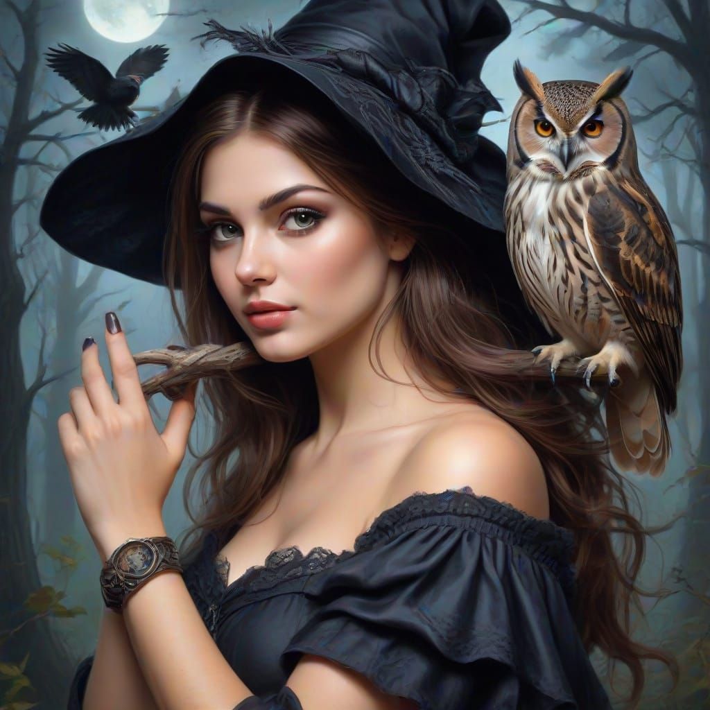 "We, witches are not scary.", a variation of a theme