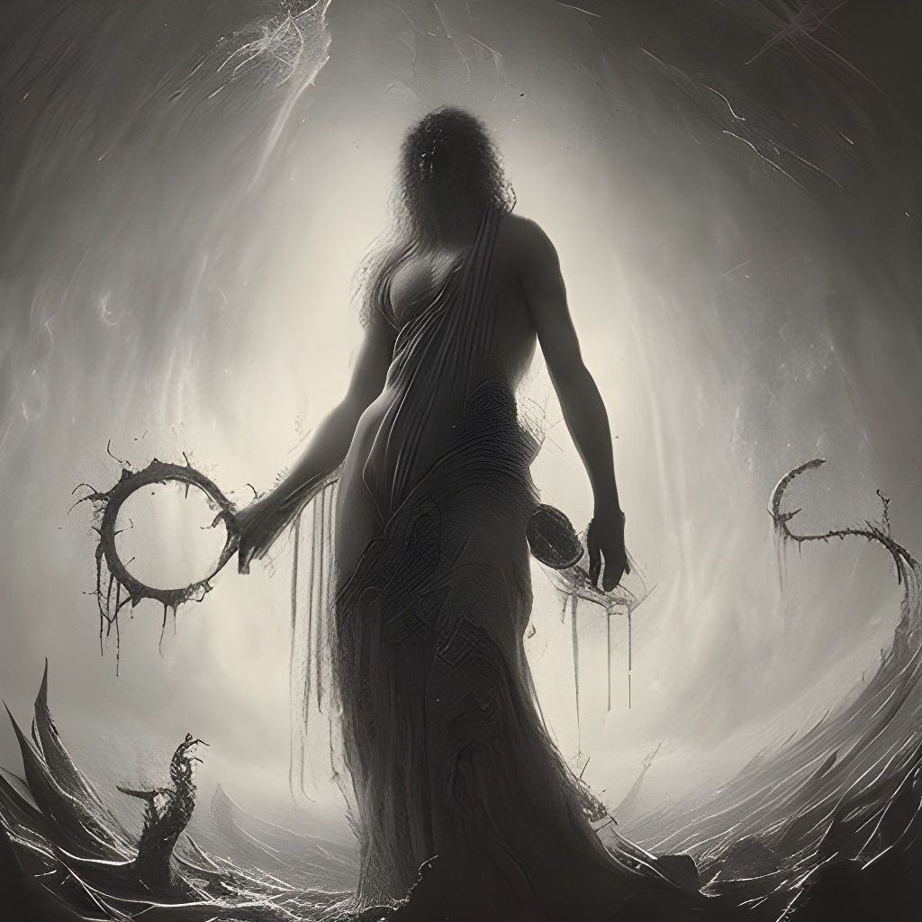 Terrifying Cosmic Horror in Dark Fantasy Style