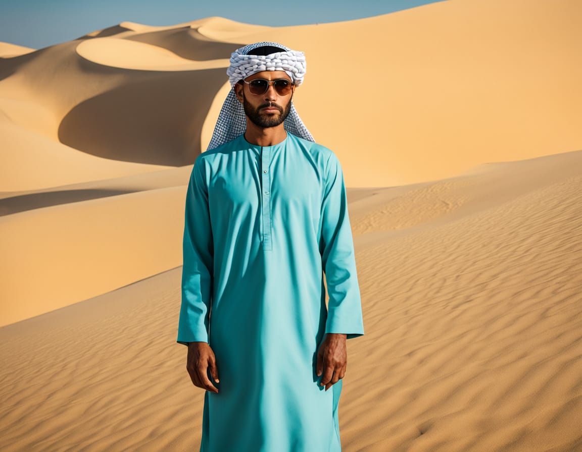 Saudi Warrior in Desert Storm