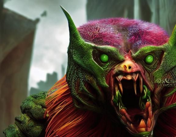 Grotesque Horror Amalgam: Cinematic Digital Art