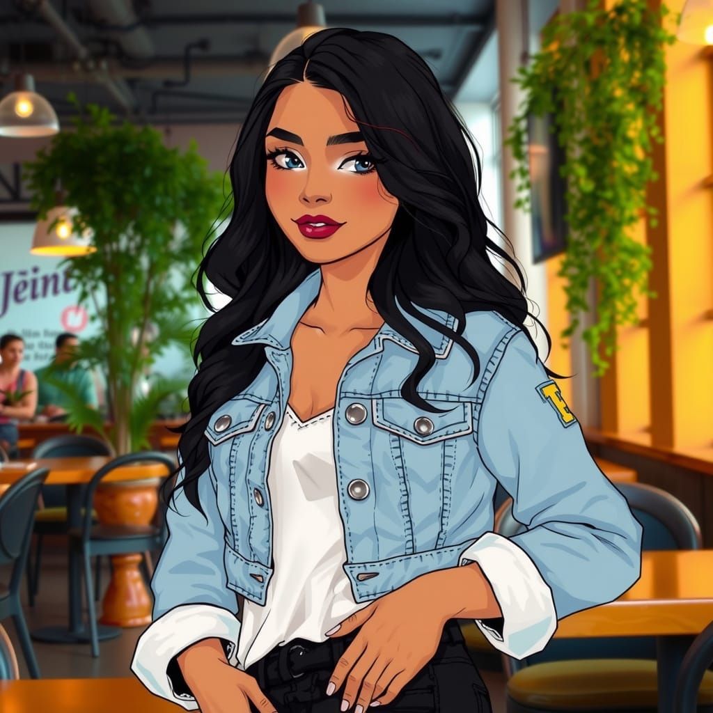 A Woman in Ethereal Light