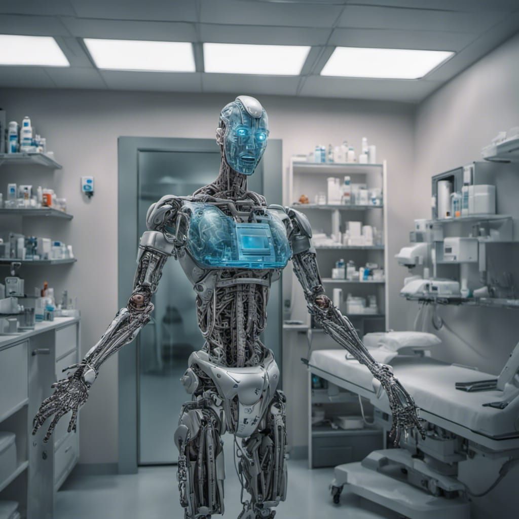 Robot Transforms into Flying Medical Clinic