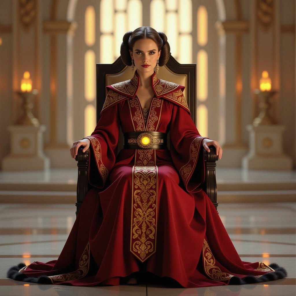 Padmé Amidala in Grand Naboo Senatorial Robes