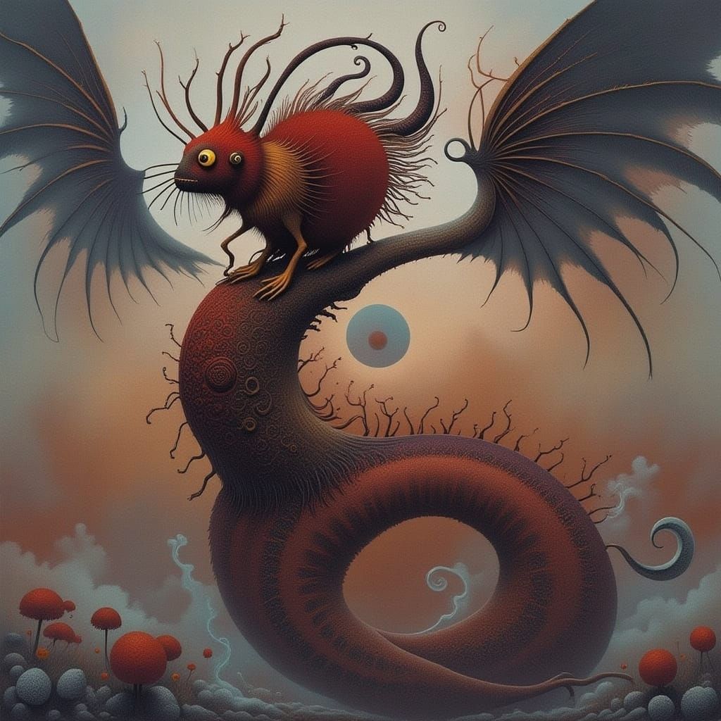 Abstract Image Generated with LoRA Weights