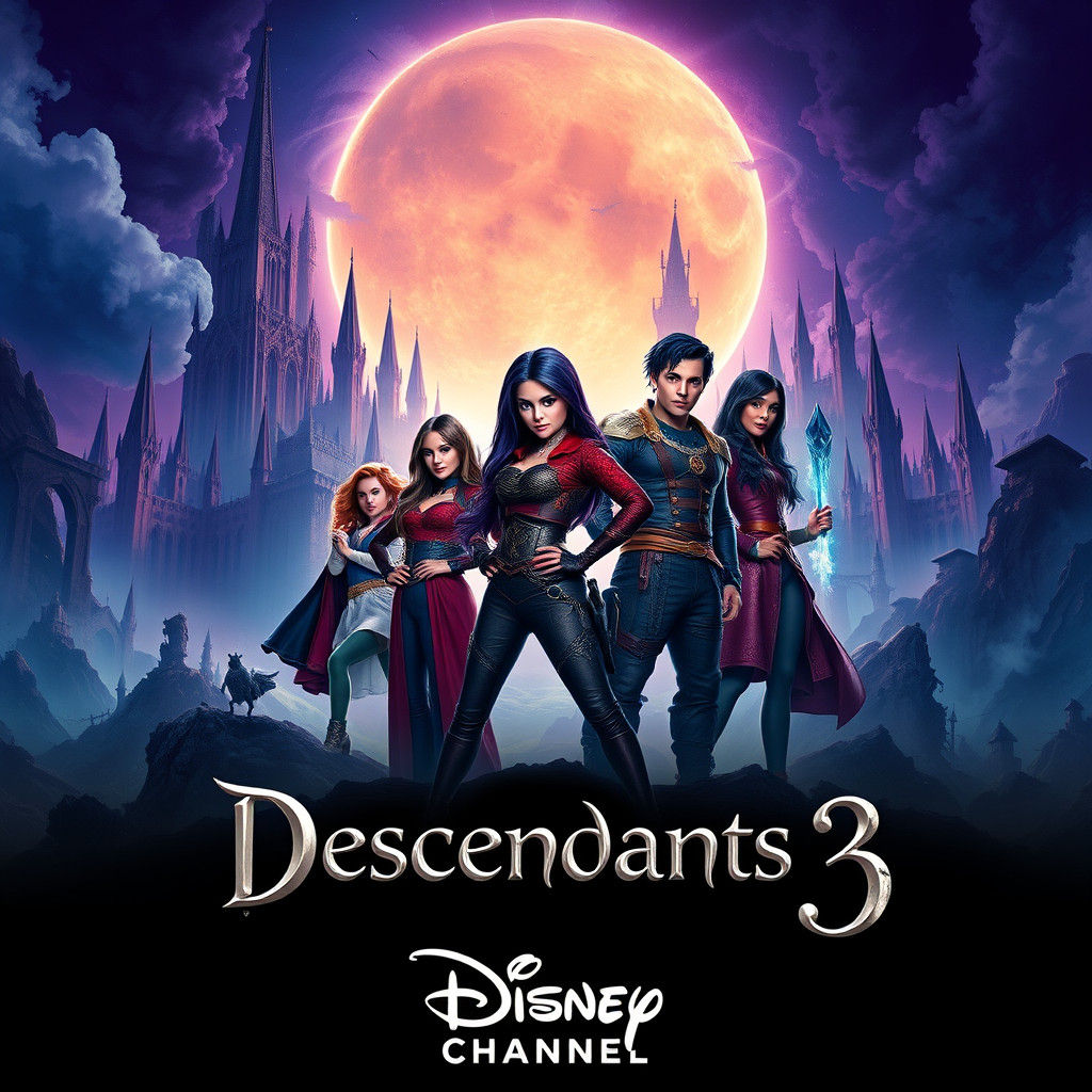 Descendants 3: Dreamlike Poster for Disney Channel Premiere