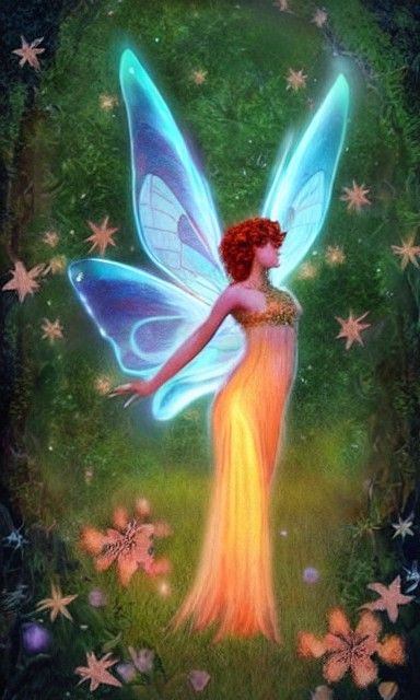 Ethereal Glowing Faerie