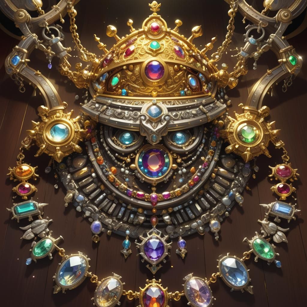 Magnificent Treasure Hoard in Grand Museum Hall