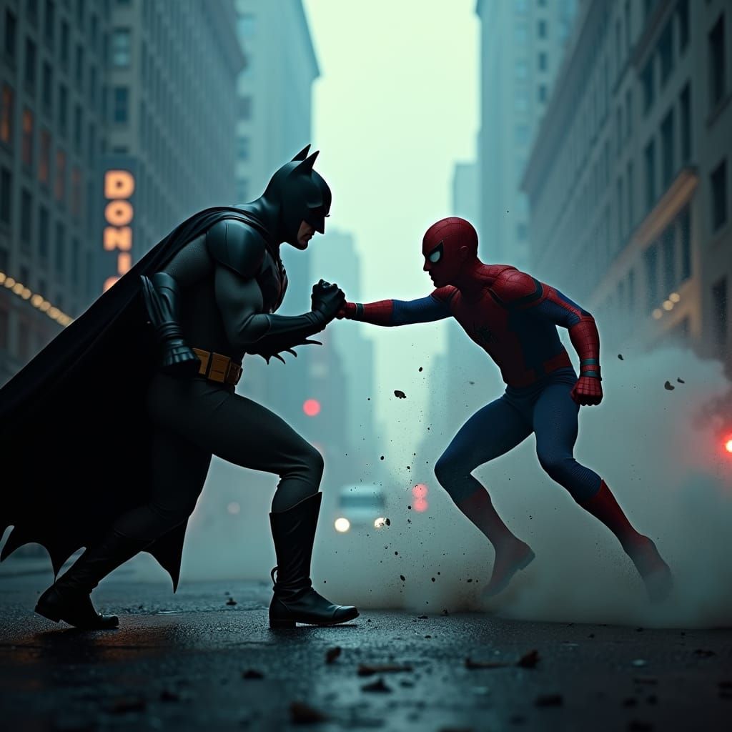 Batman vs Spider-Man: Cinematic Showdown