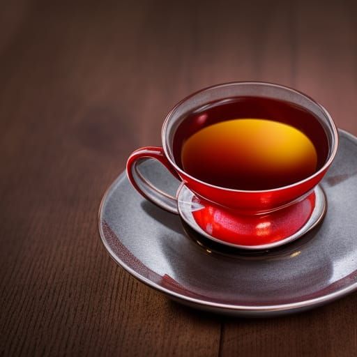 Heart-Shaped Teacup: Professional Photography with Bokeh