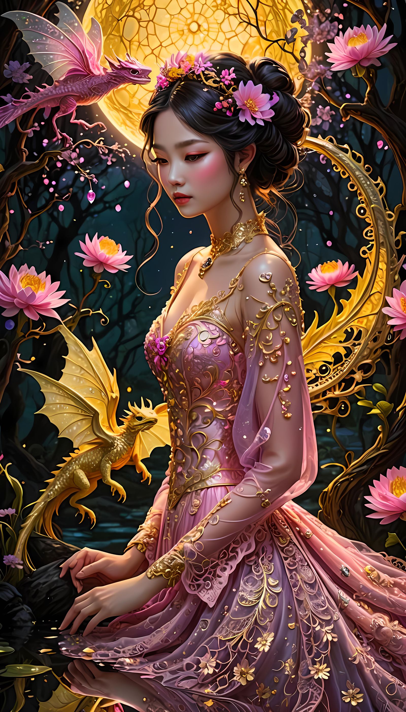 Geisha Dragon Goddess