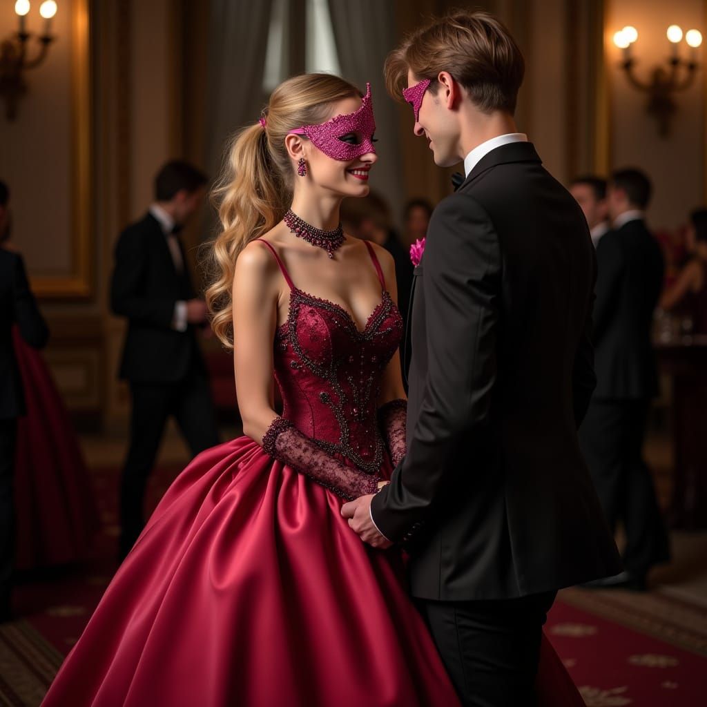 "can I ask for a dance?"  from darkwood ball